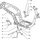 Piaggio Skipper 125 – Frame