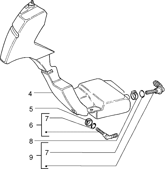 Piaggio Typhoon 125 – Extra Tank