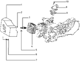 Piaggio Typhoon 50 – Cilinderkop Kuhlhaube Inlaatspruitstuk