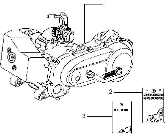 Piaggio Typhoon 50 – Motor