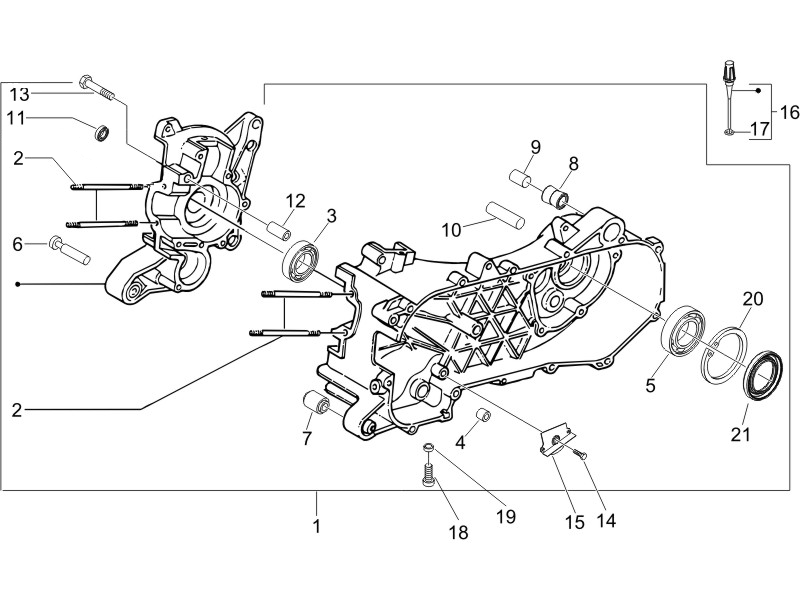 Piaggio Zip 50 4T NOABS E2 2006-2013 – Carter