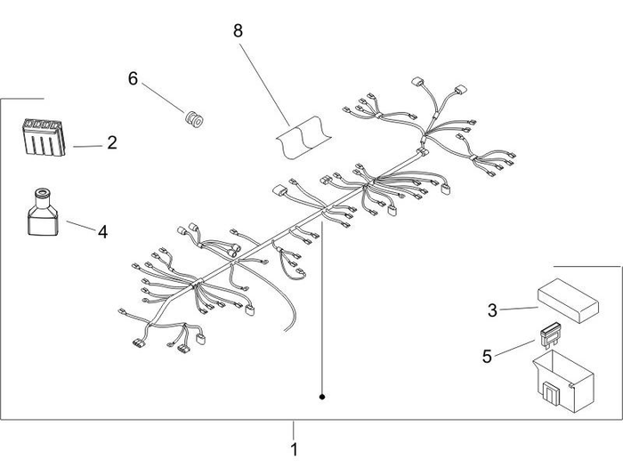 Piaggio Zip 50 4T NOABS E2 2006-2013 – Kabelboom