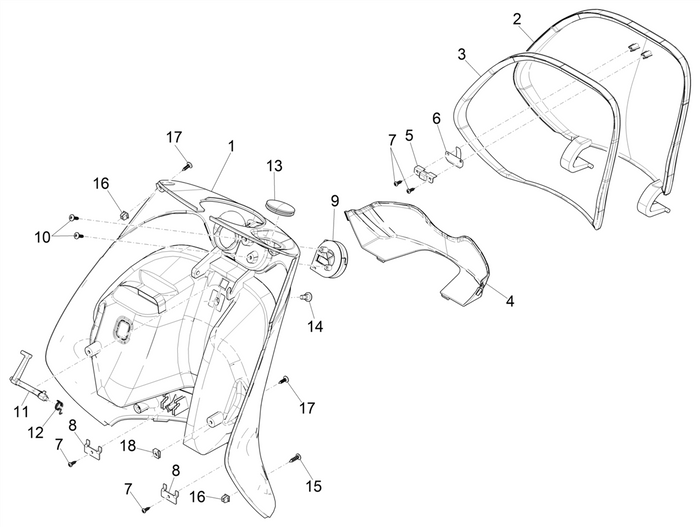 Piaggio Zip 50cc 4 Takt Euro 5 (2021-2023) – Beenschild