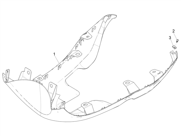Piaggio Zip 50cc 4 Takt Euro 5 (2021-2023) – Onderkuip