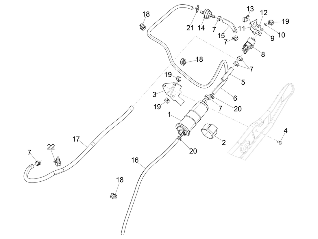 Piaggio Zip 50cc 4 Takt Euro 5 (2021-2023) – Verdampingsbescherming