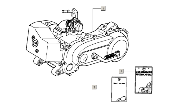 Piaggio Zip 50cc 2 Takt 2000-2016 – Motorblok