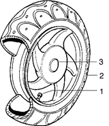 Piaggio Zip SP98 – Rear wheel