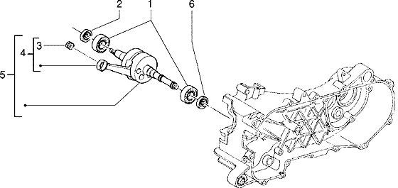 Piaggio Zip SP98 – Krukas