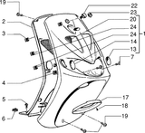 Piaggio Zip SP98 – Shield Mask
