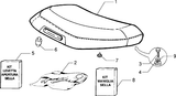 Piaggio Zip SP98 – Saddle