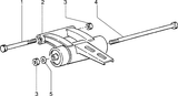 Piaggio Zip SP98 – Swing arm