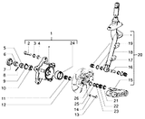 Piaggio Zip SP98 – Disc Brake Control Tube