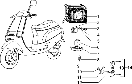 Piaggio Zip Type 1 2 – Elektrische Apparaten