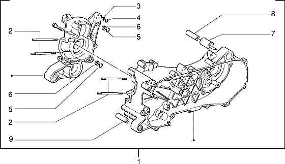Piaggio Zip Type 3 – Behuizing
