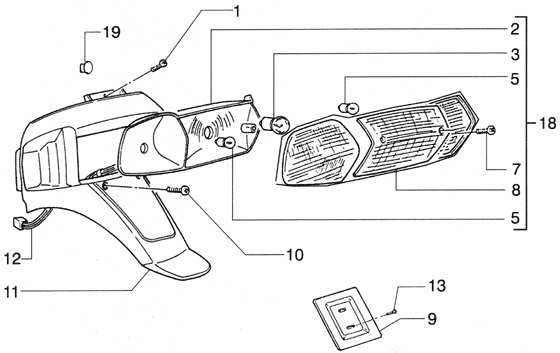 Piaggio Zip Type 3 – Kabelbomen2