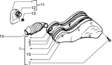 Piaggio Zip Type 3 – Luchtfilter