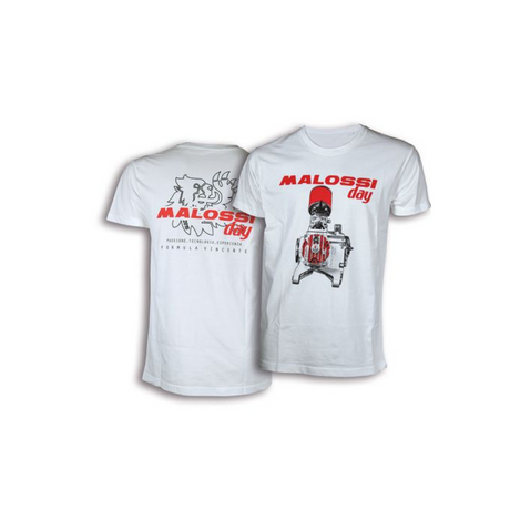 T-Shirt Malossi Day Wit Shirt
