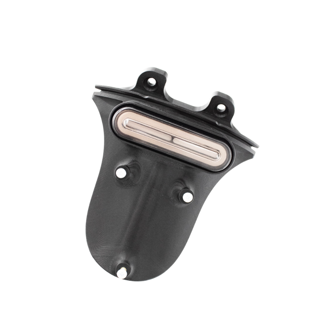 Achterspatbord 3D Kort + LED Flow/Matrix Reflector Zip