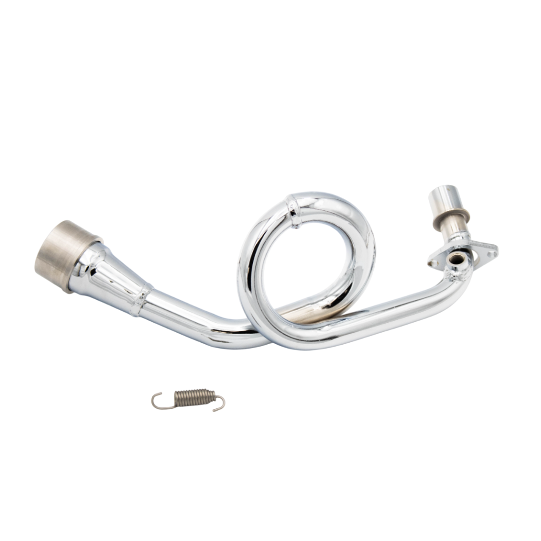 Uitlaatbocht Turbokit Chrome - Piaggio 4T 3V Euro 5