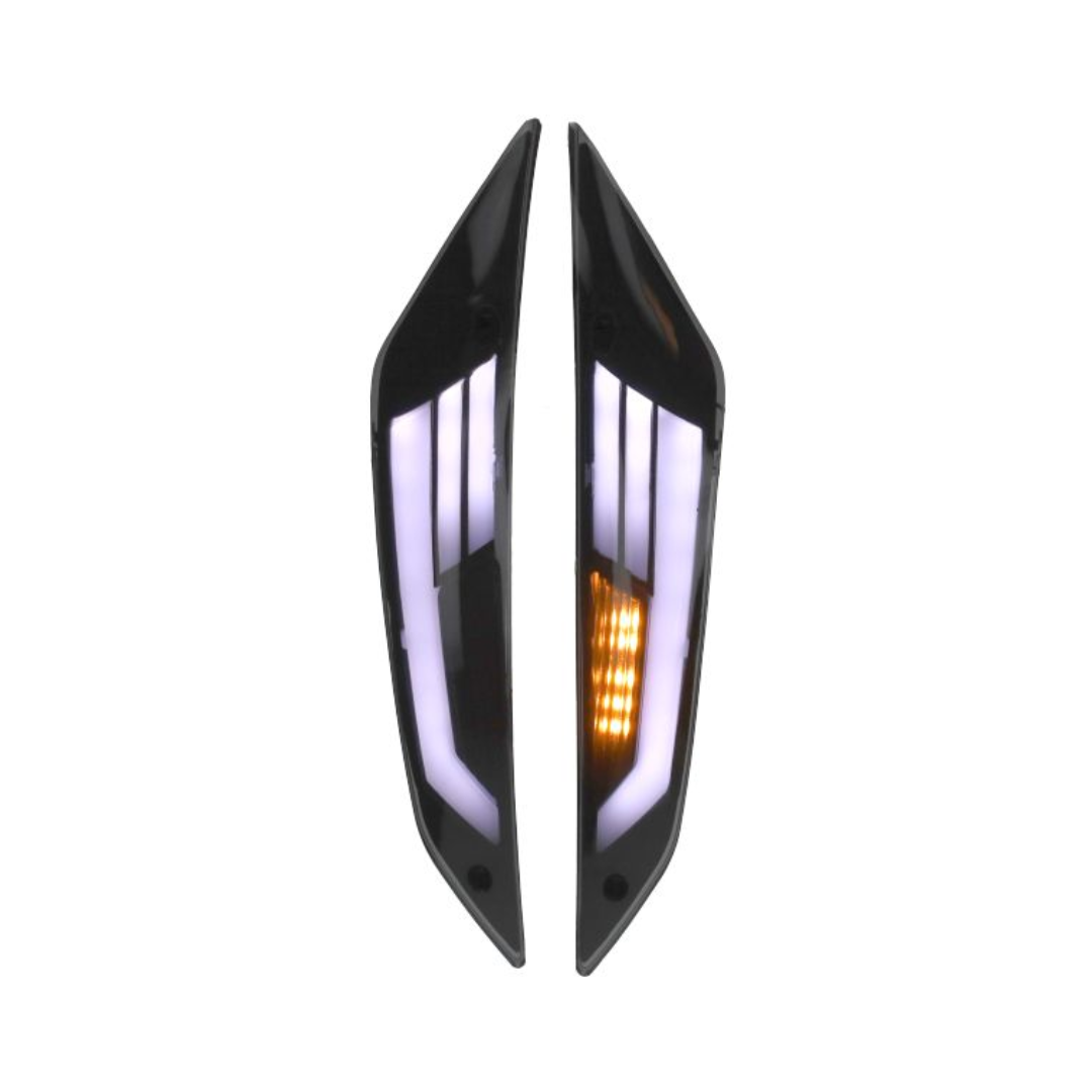 Ensemble de lumière clignotante pour Sport-1 Piaggio Zip Light Smoke
