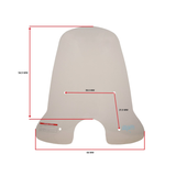 High windshield + attachment clear round headlight BTC Riva / GTS Toscana