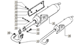 Piaggio Zip Type 3 – Geluiddemper