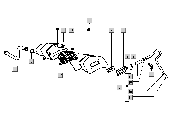 Gilera DNA 50 2T E1 2000-2001  - Secundairluchtsysteem