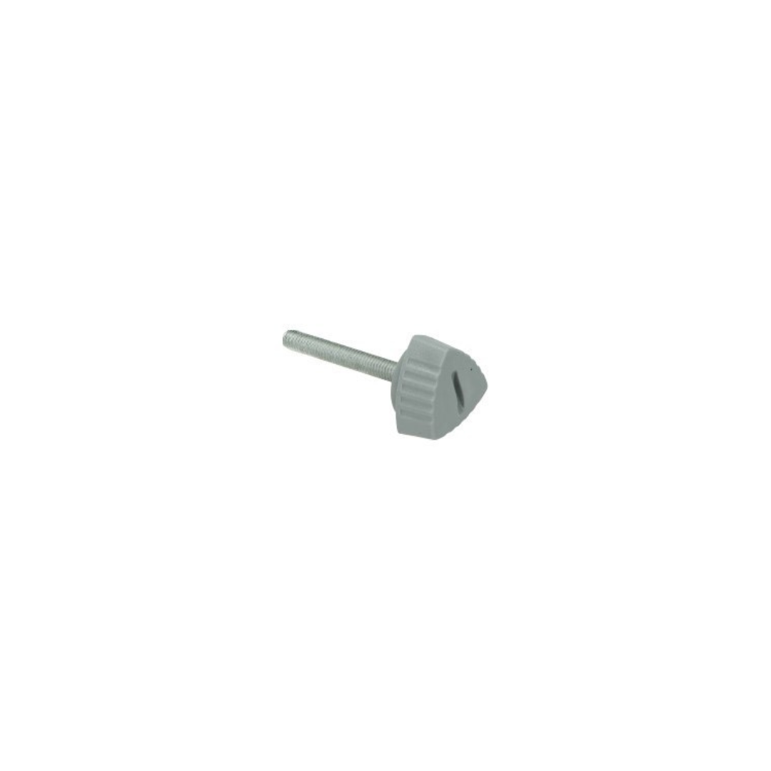 Side screen bolt short 36.5mm gray DMP fits Maxi, Puch