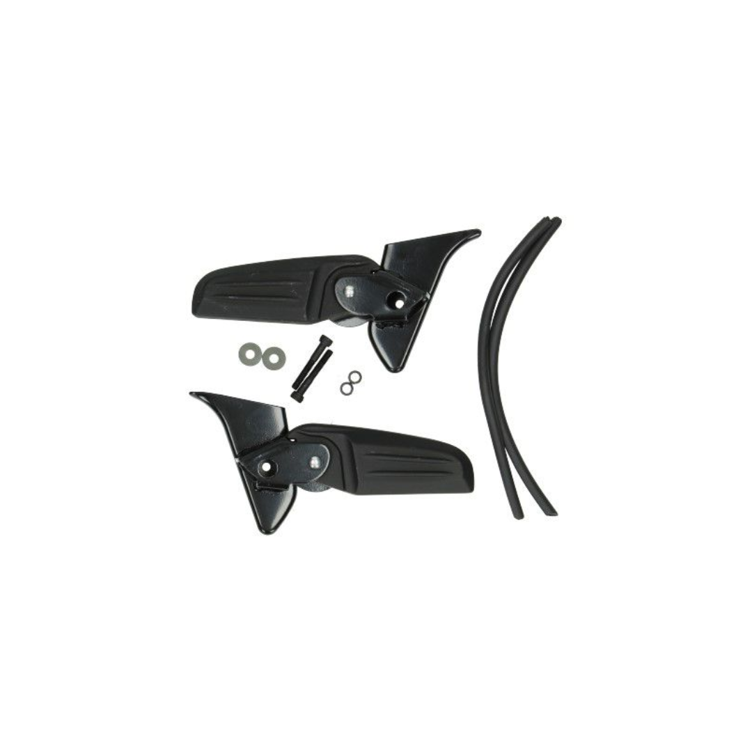 DUO FOOT SUPPORT SET BLACK - Vespa Sprint/Primavera