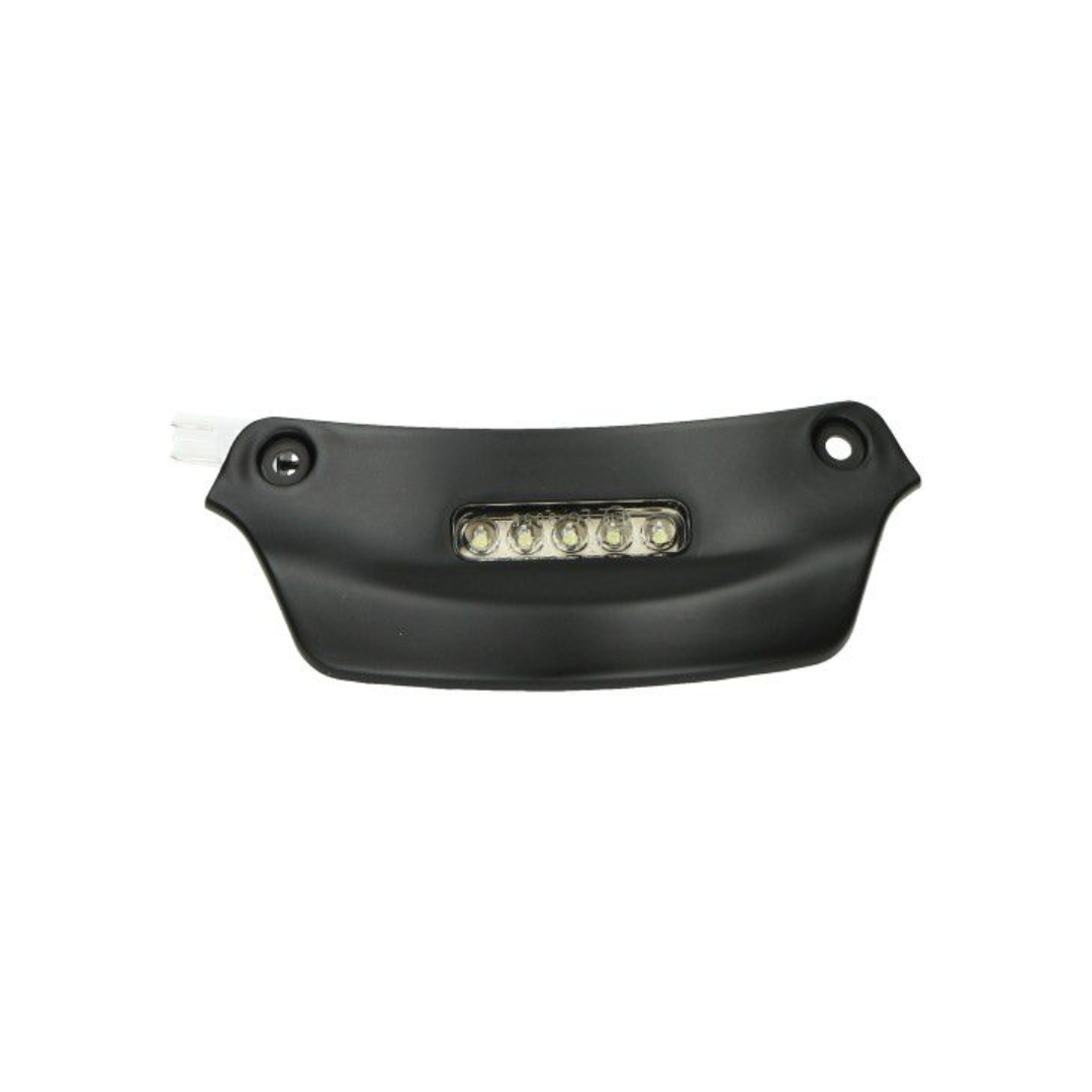 Verlichting kentekenplaat led compleet mat zwart - Vespa Sprint/Primavera