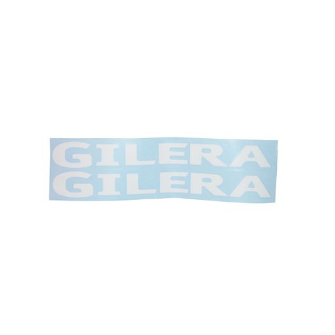 Sticker Gilera Wit 2-Delig