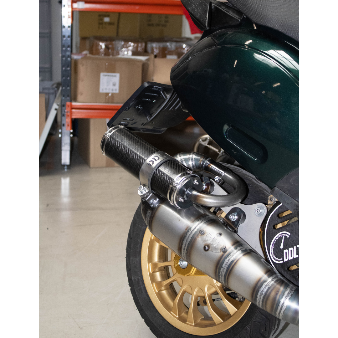 GPR GPR:ジーピーアール GPR FURORE NERO ITALIA (DUCATI MONSTER 750 2001-03 HIGH LEVEL SLIP ON DOUBLE MUFFLER EXHAUST) スリップオンマフラー MONSTER750