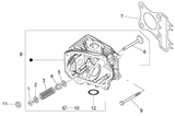 Vespa LX 50 4T – Cilinderkop Kleppen Delen
