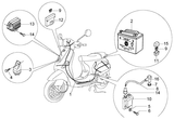 Vespa LX 50 4T – Electrische Delen