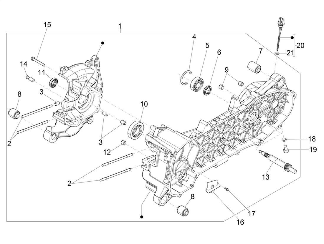 Vespa Sprint 50 25 kmh E5 2020 – Carter