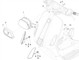 Vespa Sprint 50 25 kmh E5 2020 – Front lights Indicators