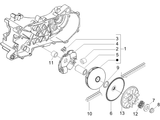Vespa Sprint 50 2T NOABS E2 2014-2017 – Frizione di trasmissione