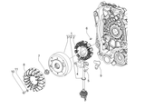 Vespa Sprint 50 2T NOABS E2 2014-2017 – Accensione e Volano