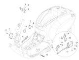 Vespa Sprint 50 2T NOABS E2 2014-2017 – Regolatore di tensione Cdi Bobina di accensione