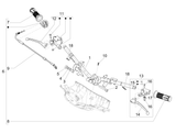 Vespa Sprint 50 2T NOABS E2 2014-2017 – Cilindro maestro freno sterzo