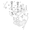 Vespa Sprint 50 4T-3V E4 2017 - 2020 – Réservoir de carburant