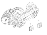 Vespa Sprint 50 4T-3V E4 2017 - 2020 – Moteur complet