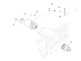Vespa Sprint 50 4T-3V E4 2017 - 2020 – Démarreur Démarreur Électrique