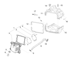 Vespa Sprint 50 4T 2V 25 kmh NOABS E2 2014-2017 – Cilinderkopdeksel
