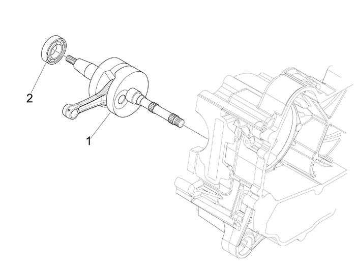 Vespa Sprint 50 4T 2V 25 kmh NOABS E2 2014-2017 – Krukas