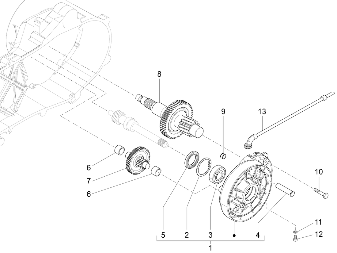 Vespa Sprint 50 4T 3V 25 kmh E4 2017-2020 – Aandrijving