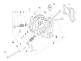 Vespa Sprint 50 4T 3V 25 kmh E4 2017-2020 – Cylinder Head Valves
