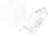 Vespa Sprint 50 4T 3V E5 2020 – Vliegwieldeksel Oliefilter