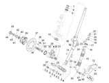 Vespa Sprint 50 4T 3V E5 2020 – Voorvork Balhoofdset