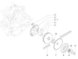 Vespa Sprint 50 4T 4V NOABS E2 2014-2017 – Aandrijfkoppeling
